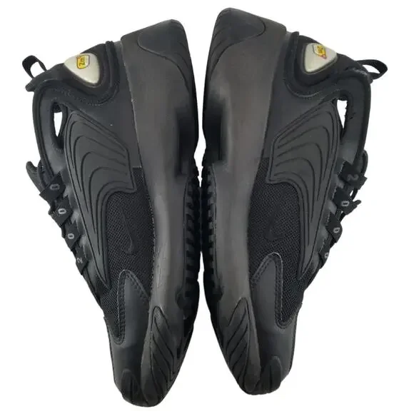 Nike Shoes Men's Size 8 Zoom 2K Black Running Lace Up Leath Fabric - Picture 4 of 15
